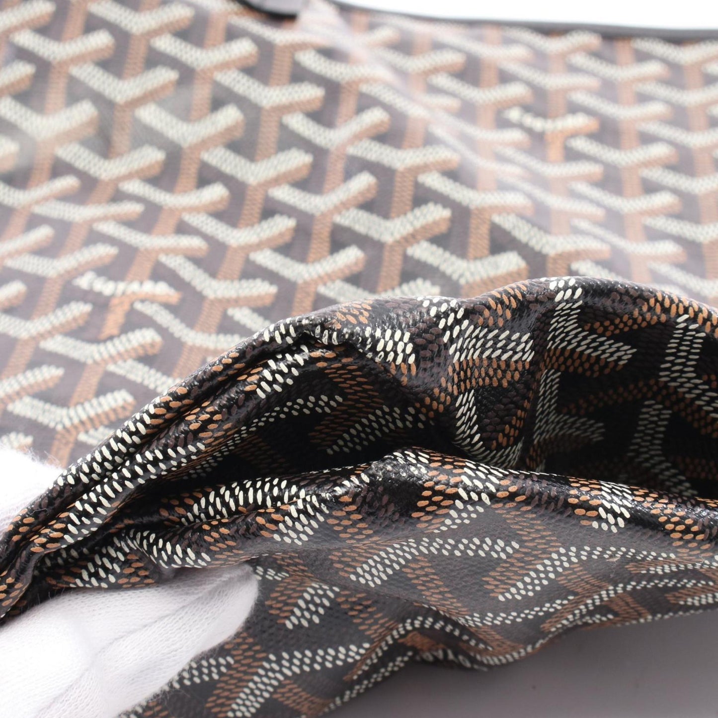 Goyard Coated Canvas Black Tote Bags