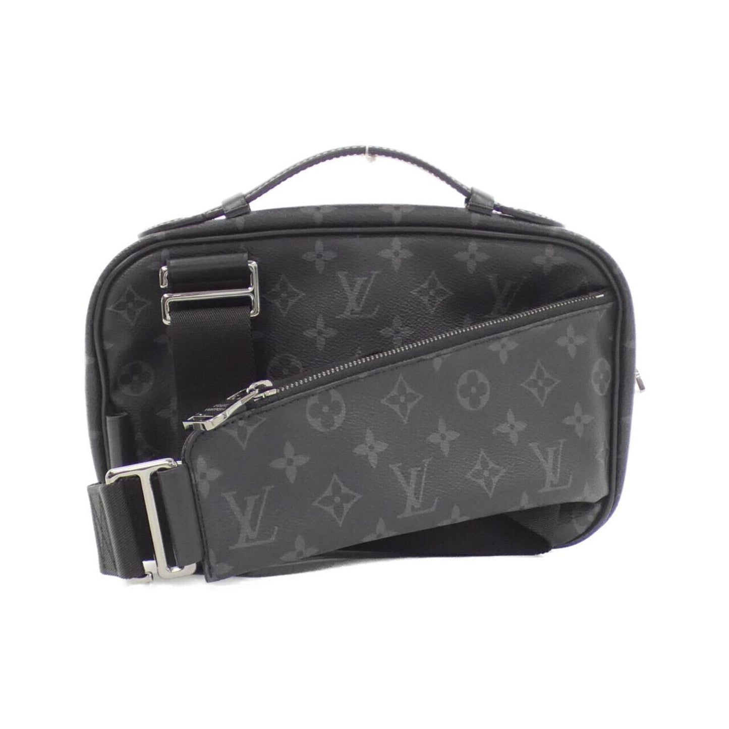 Louis Vuitton Coated Canvas Black Shoulder Bags