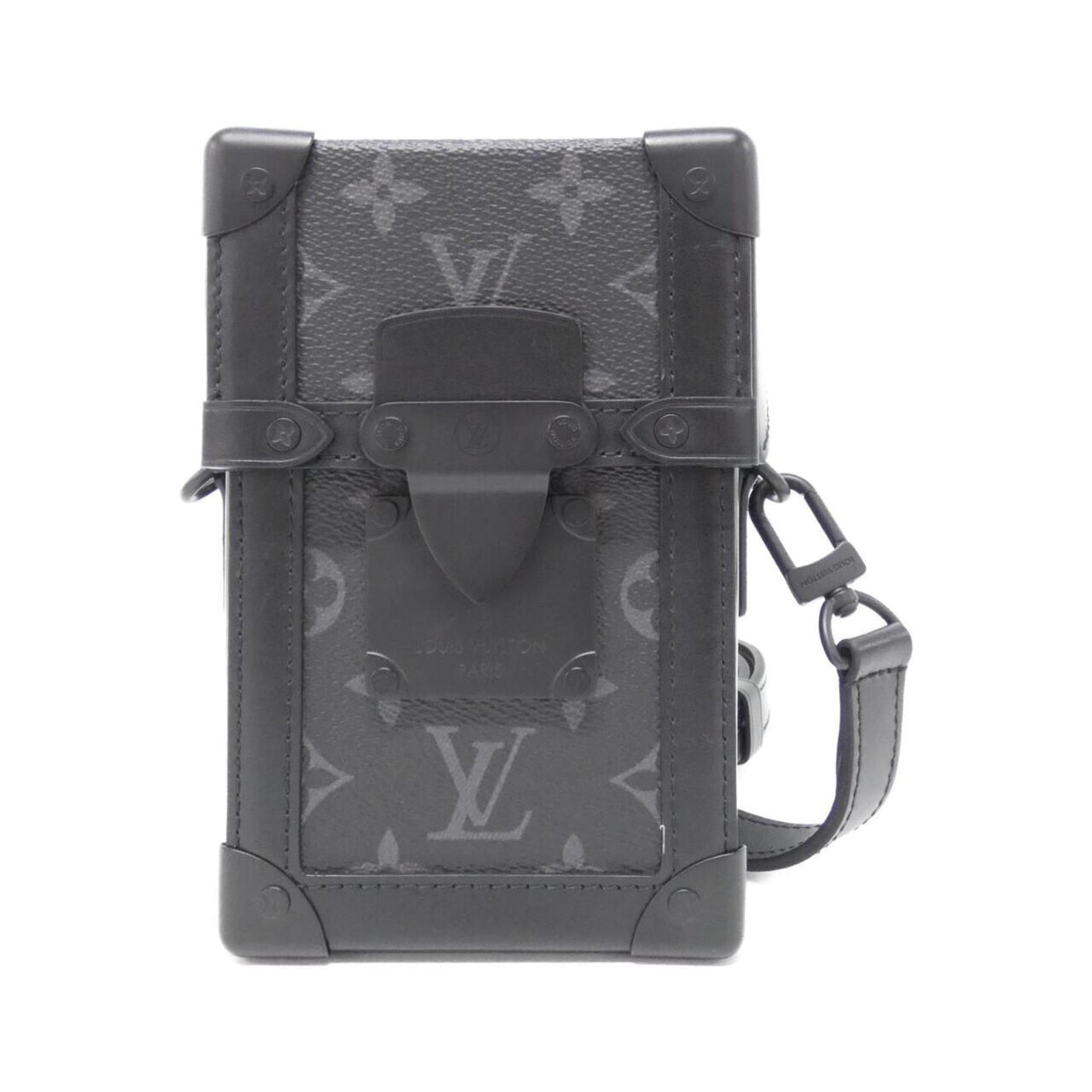 Louis Vuitton Coated Canvas Black Shoulder Bags