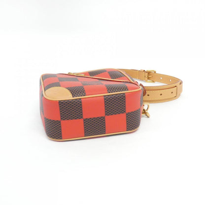 Louis Vuitton Coated Canvas Brown Shoulder Bags
