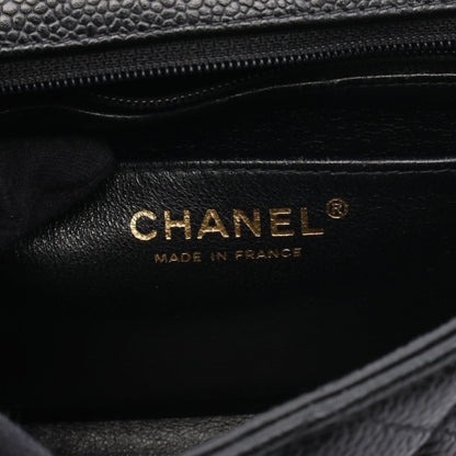 Chanel Calfskin Black Shoulder Bags