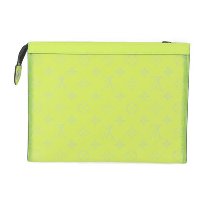 Louis Vuitton Monogram Canvas Yellow Clutch Bags