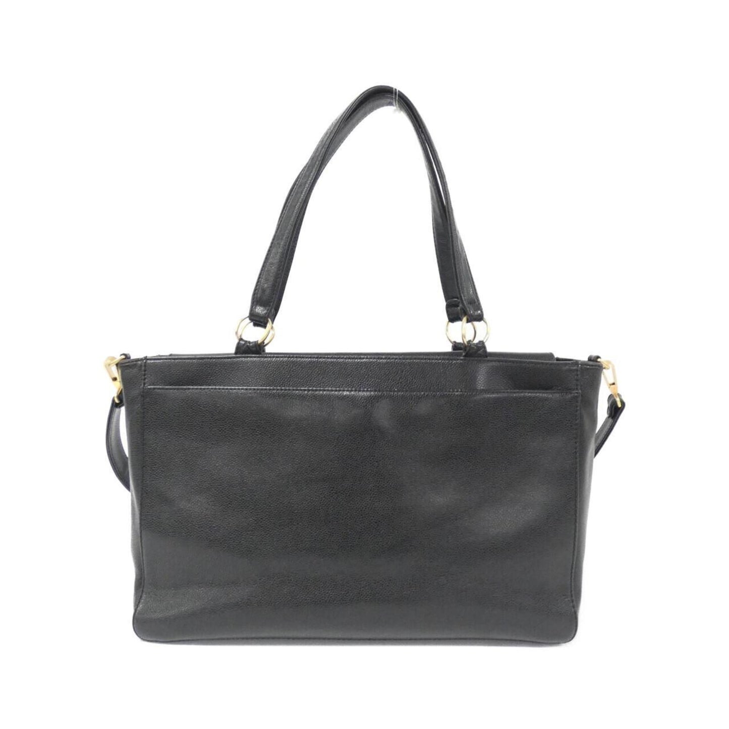 Chanel Calfskin Black Handbags