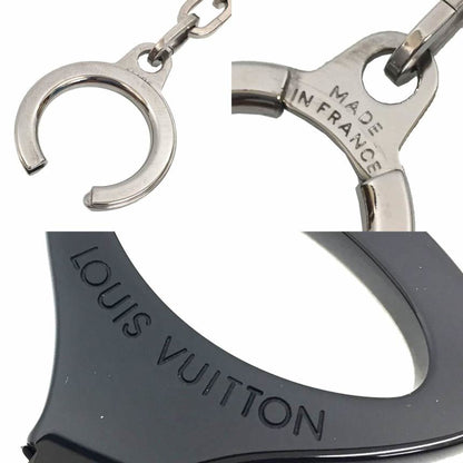 Louis Vuitton Glossy Material Black Key Rings