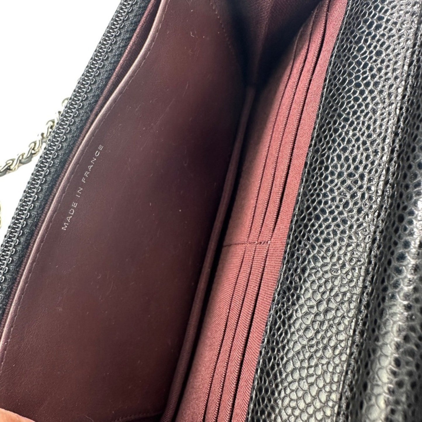 Chanel Calfskin Black Shoulder Bags