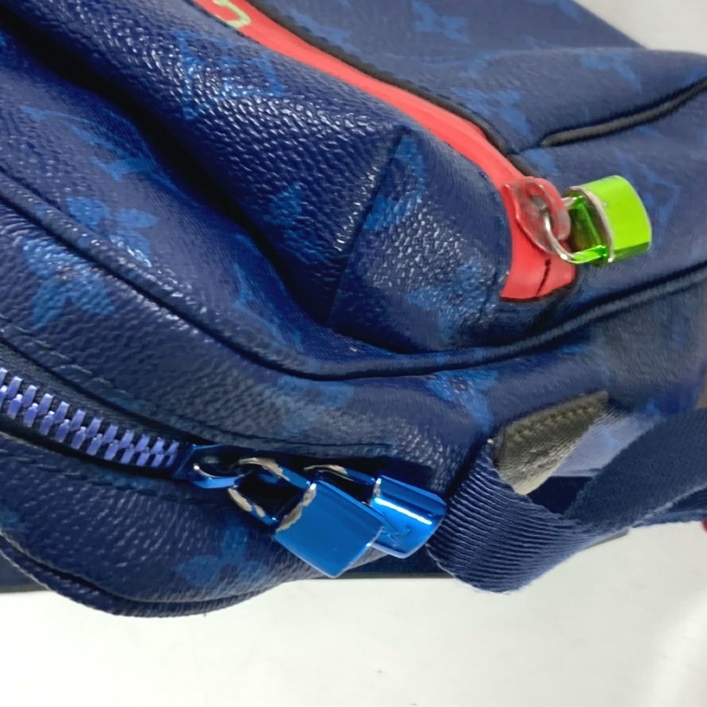 Louis Vuitton Monogram Canvas Blue Shoulder Bags