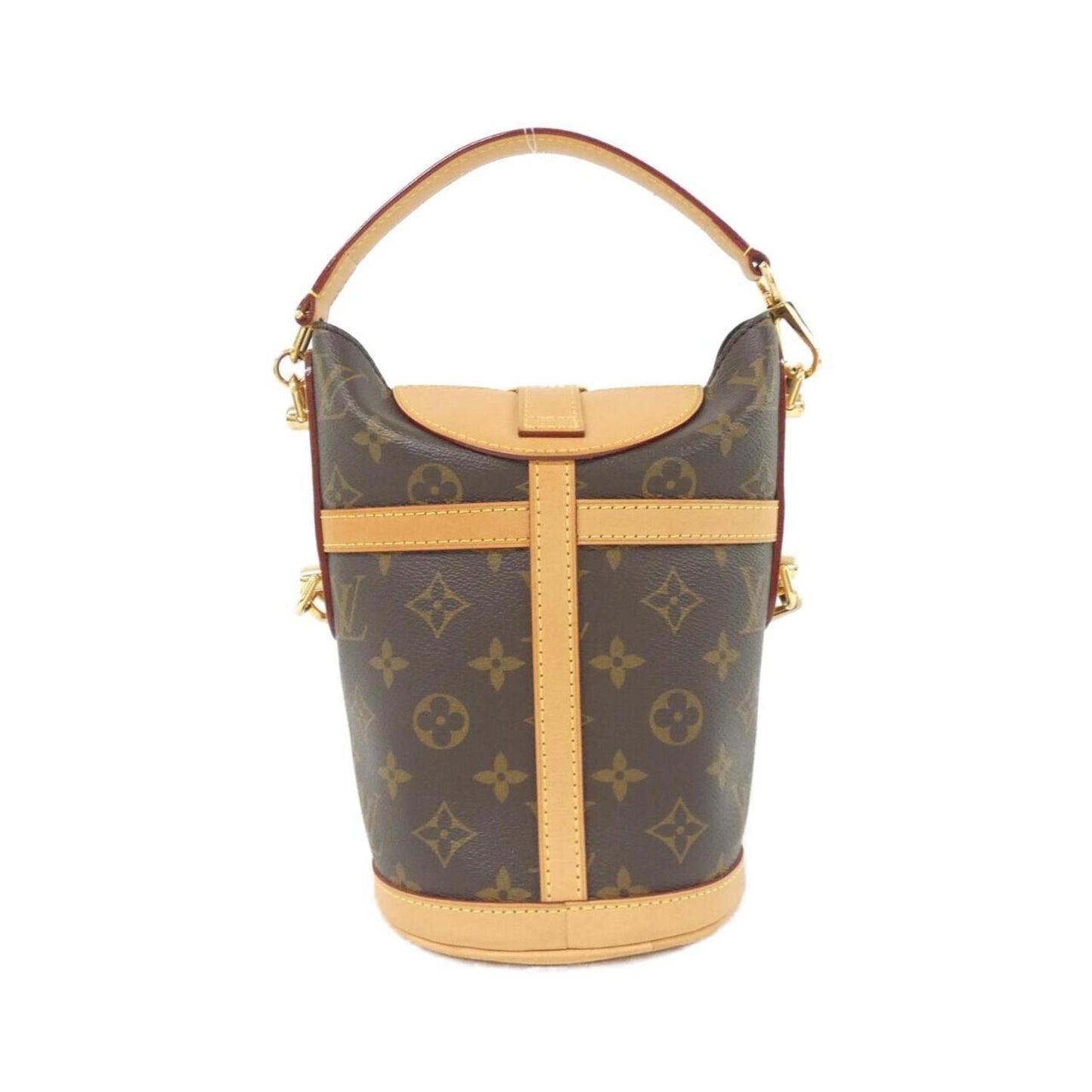 Louis Vuitton Coated Canvas Brown Handbags