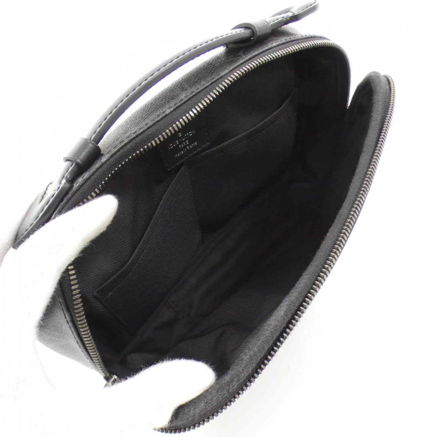 Louis Vuitton Coated Canvas Black Shoulder Bags