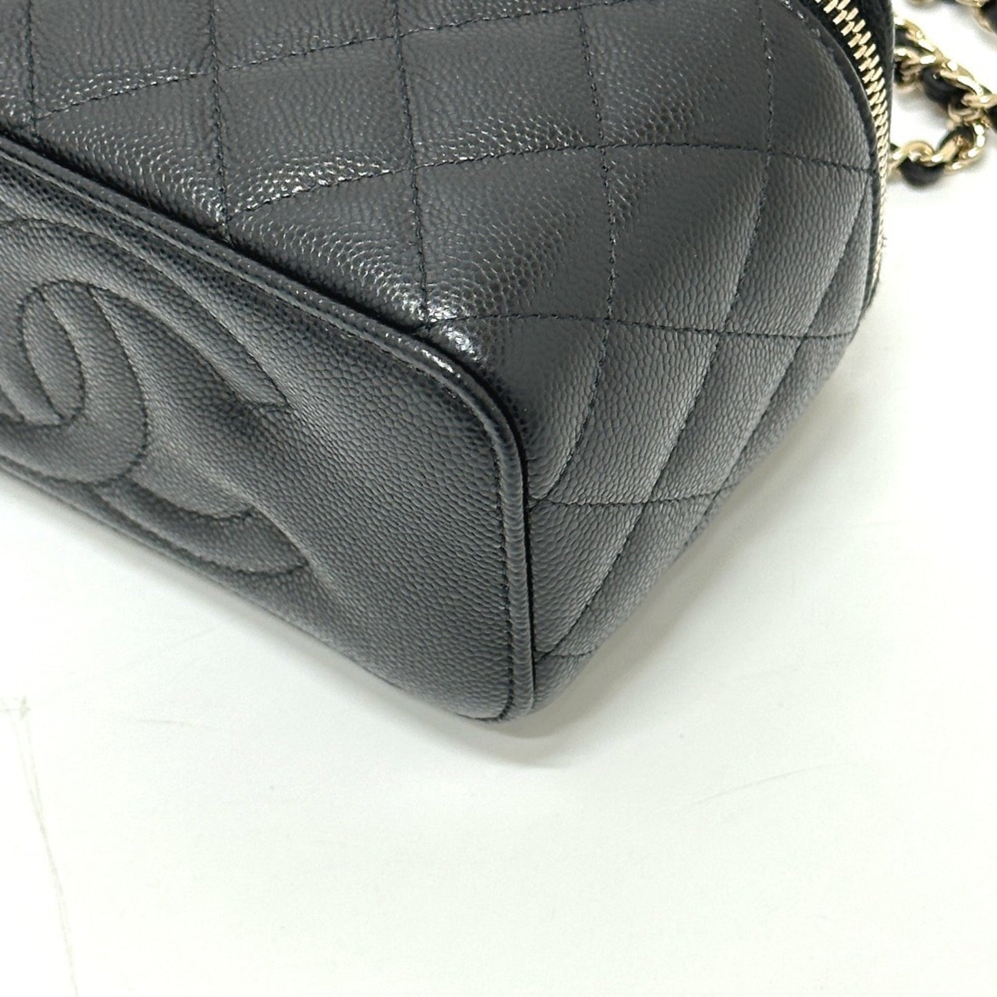 Chanel Calfskin Black Shoulder Bags