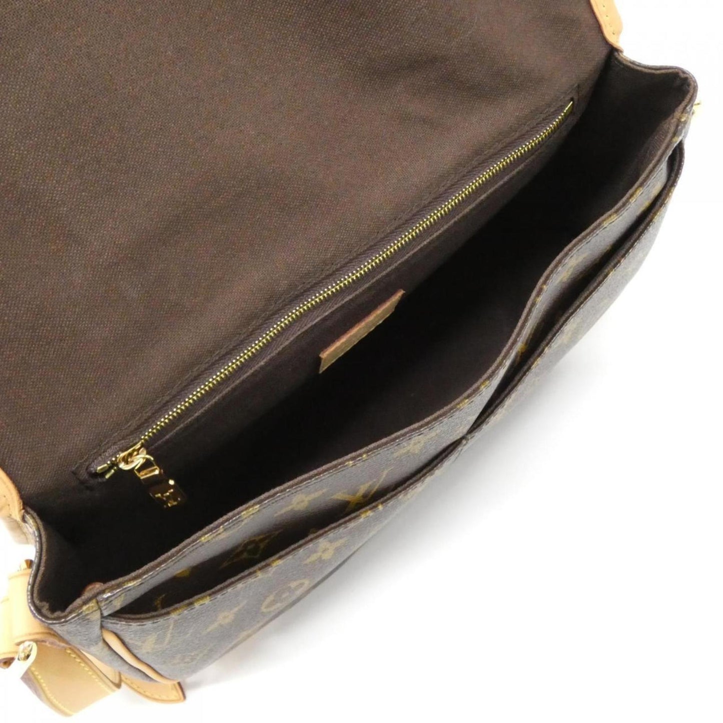Louis Vuitton Coated Canvas Brown Shoulder Bags