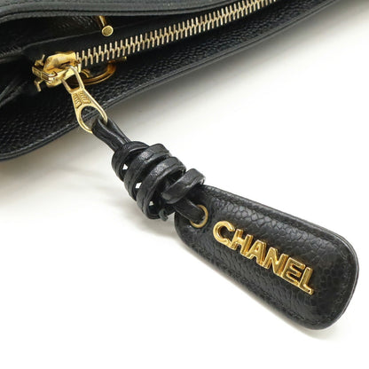 Chanel Calfskin Black Shoulder Bags