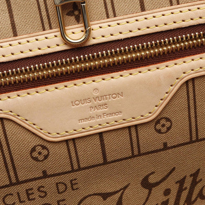 Louis Vuitton Coated Canvas Brown Tote Bags