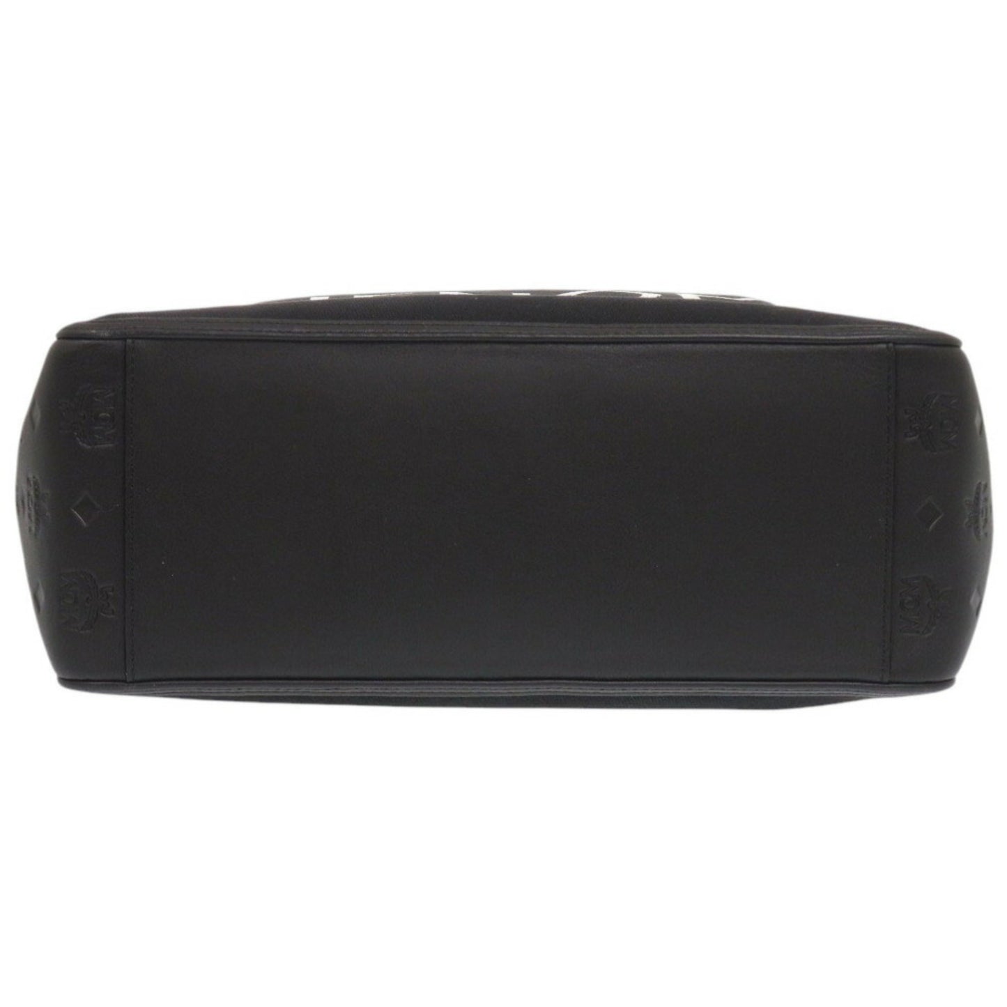 Mcm Canvas Black Tote Bags