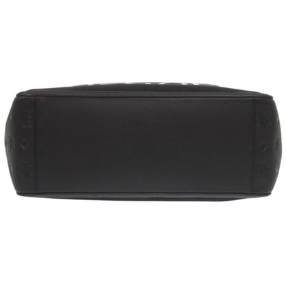 Mcm Canvas Black Tote Bags