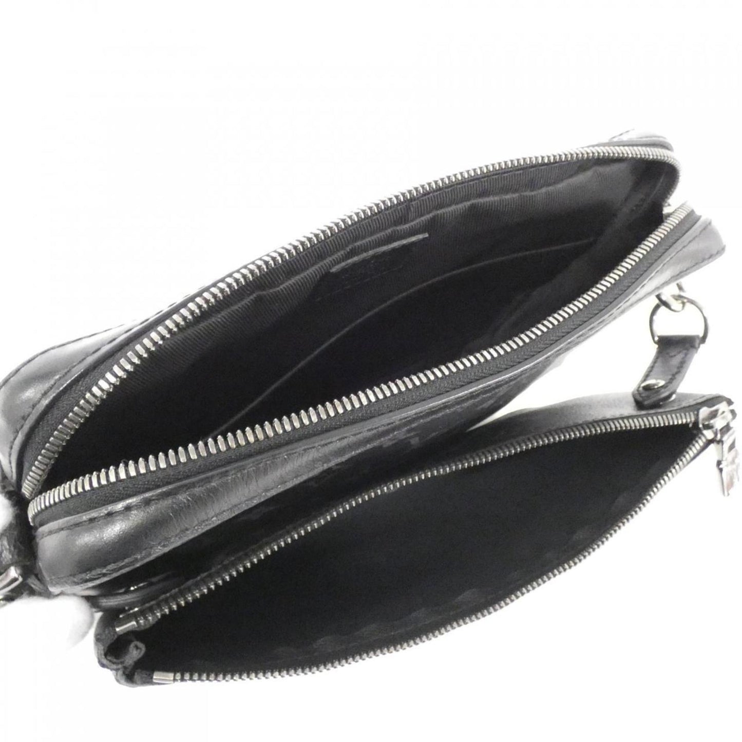 Louis Vuitton Coated Canvas Black Shoulder Bags