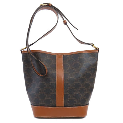 Celine Pvc Brown Shoulder Bags