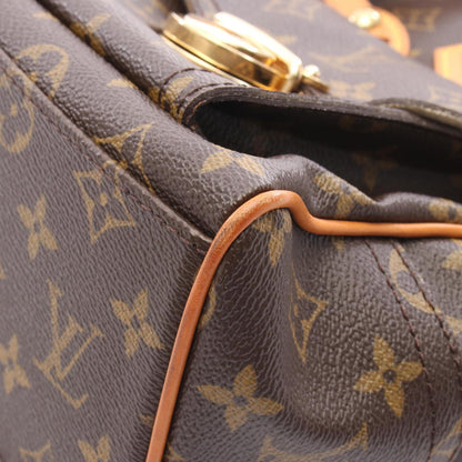 Louis Vuitton Coated Canvas Brown Handbags