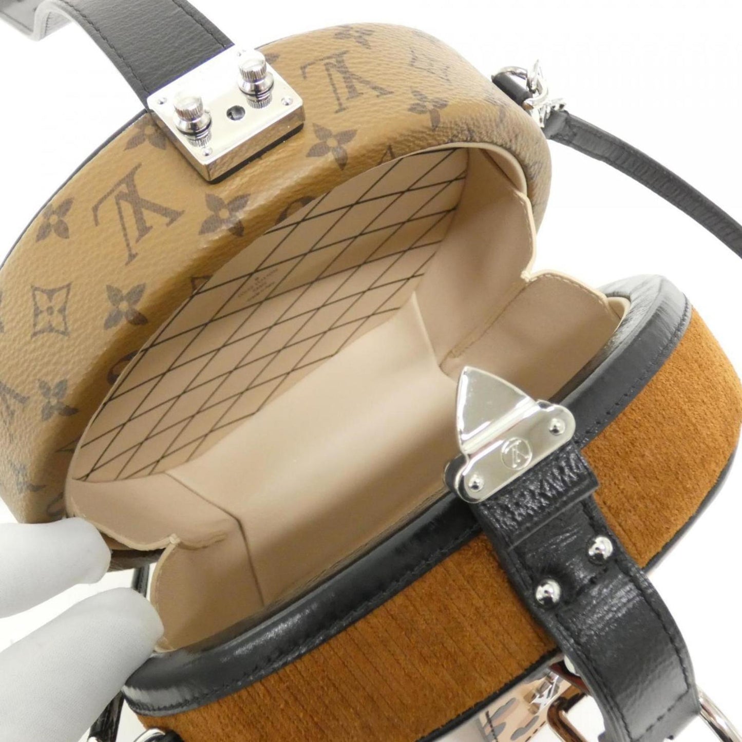 Louis Vuitton Coated Canvas Brown Shoulder Bags