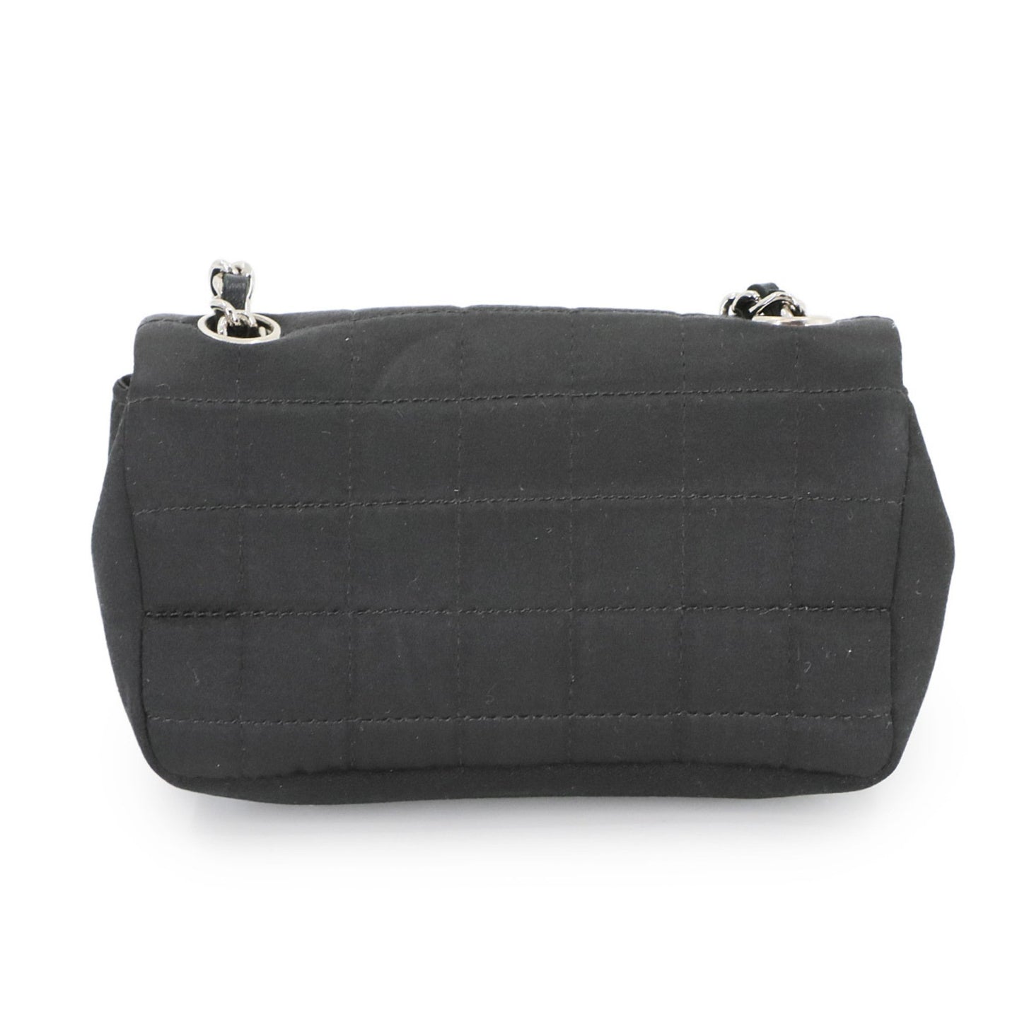 Chanel Satin Black Shoulder Bags