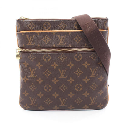 Louis Vuitton Coated Canvas Brown Shoulder Bags
