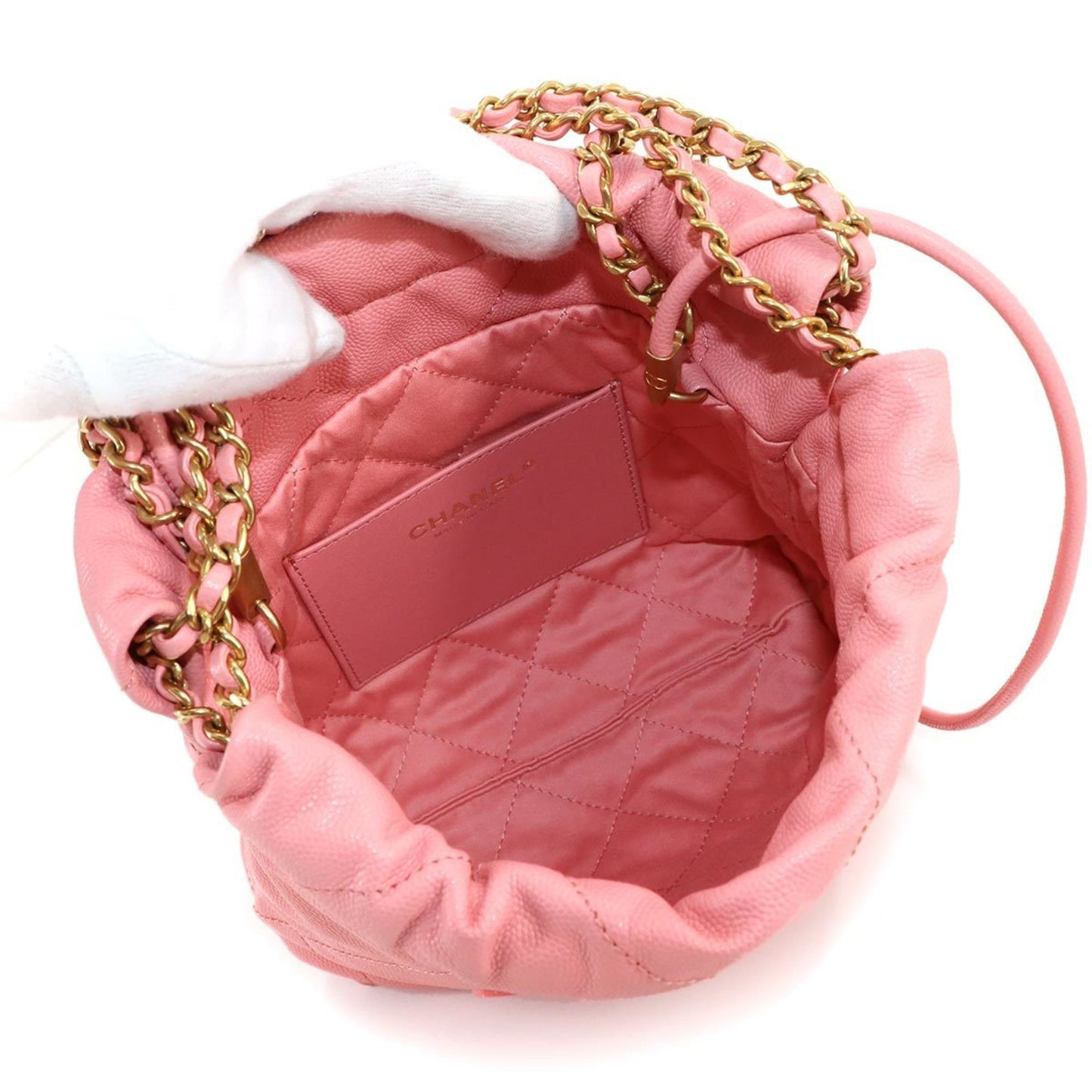 Chanel Calfskin Pink Shoulder Bags