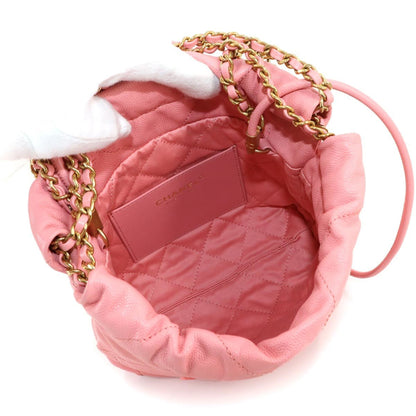 Chanel Calfskin Pink Shoulder Bags