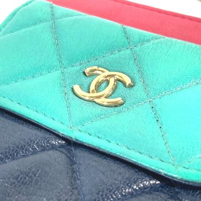 Chanel Calfskin Blue Shoulder Bags