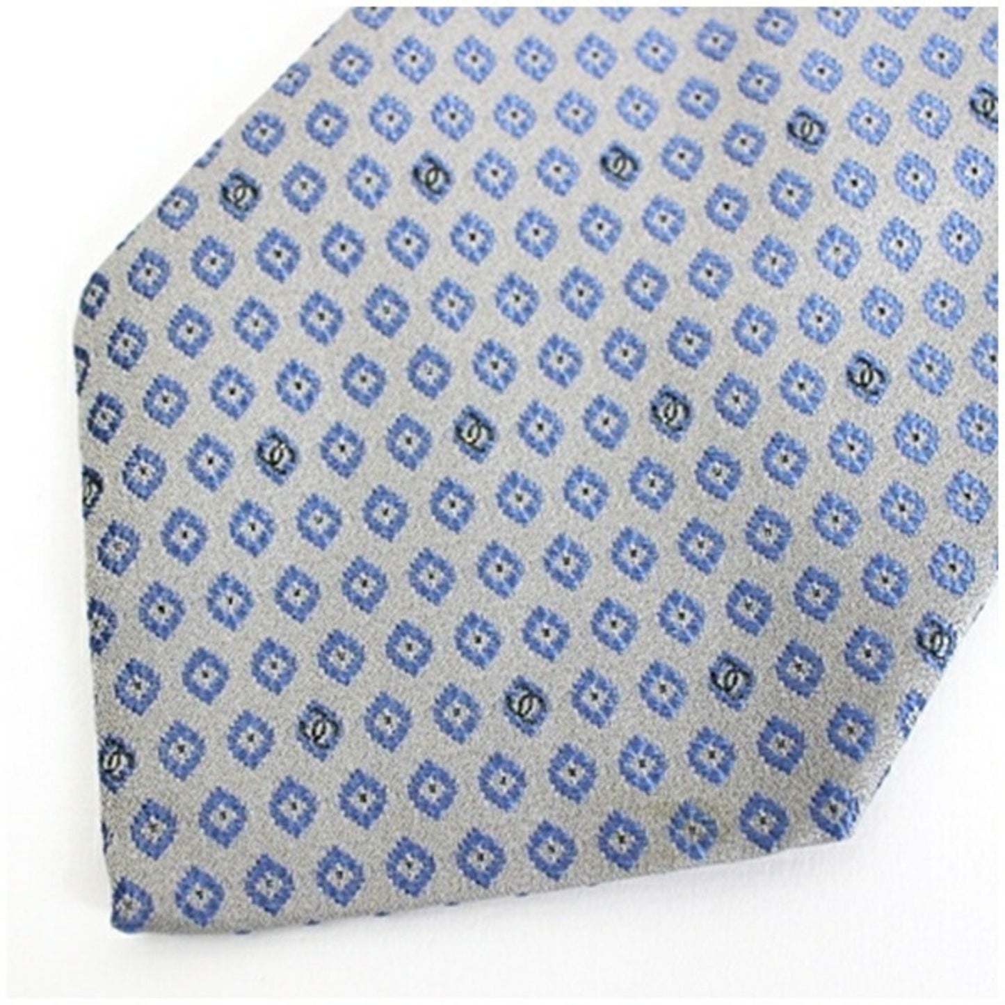 Chanel Silk Gray Ties