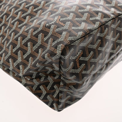Goyard Pvc Black Tote Bags