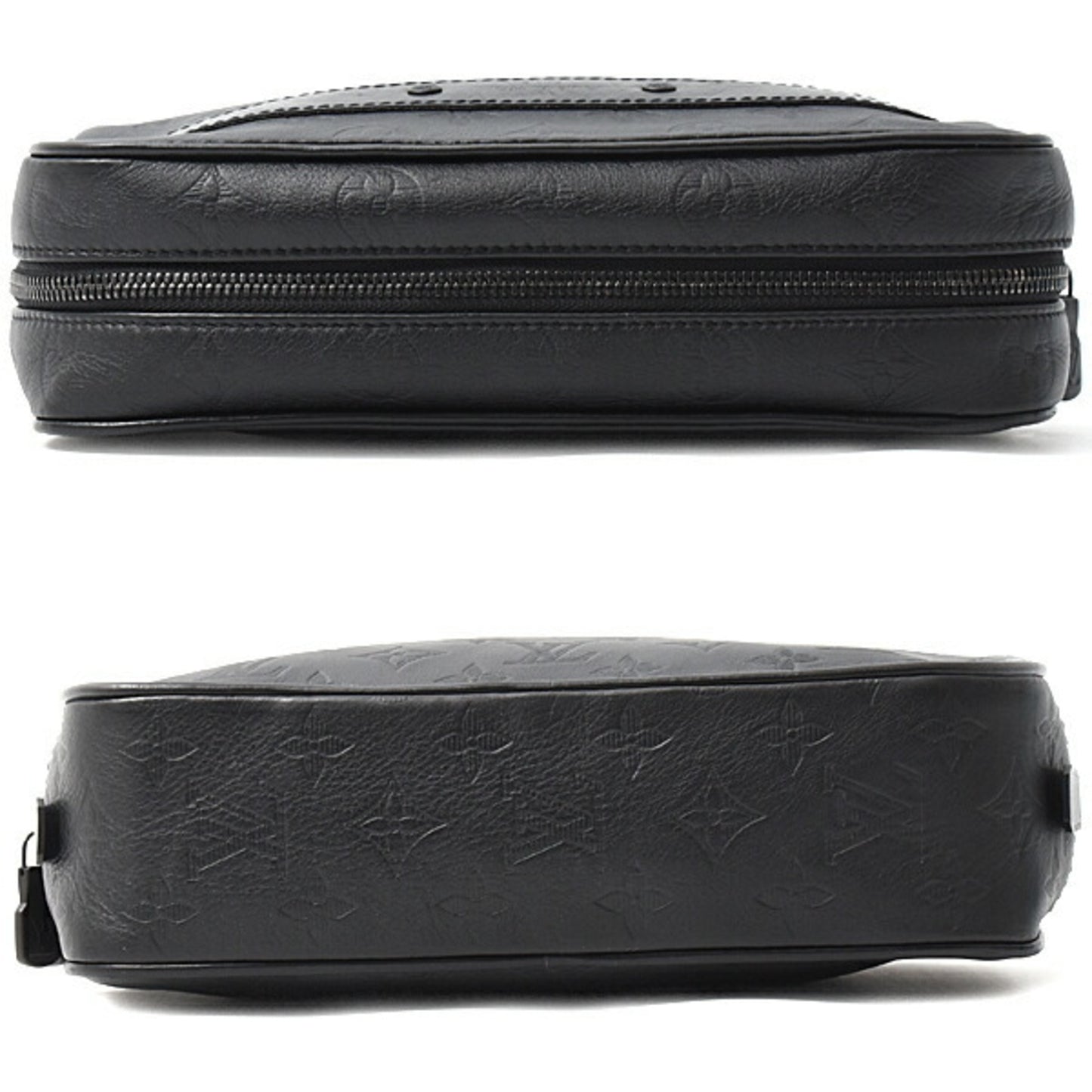 Louis Vuitton Monogram Canvas Black Clutch Bags
