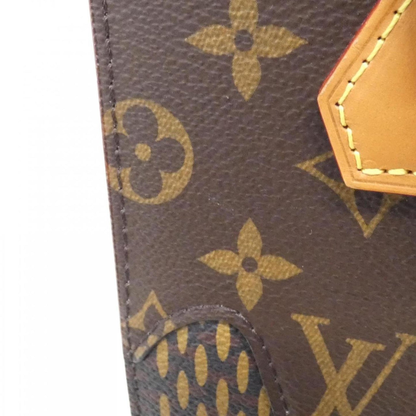 Louis Vuitton Coated Canvas Brown Handbags