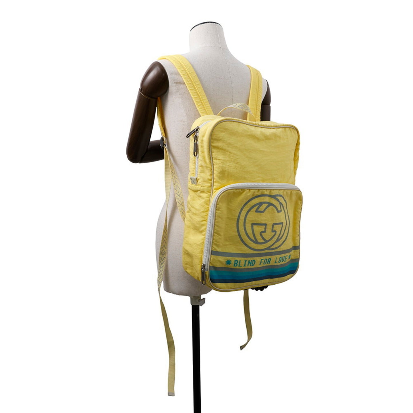 Gucci Nylon Yellow Backpacks
