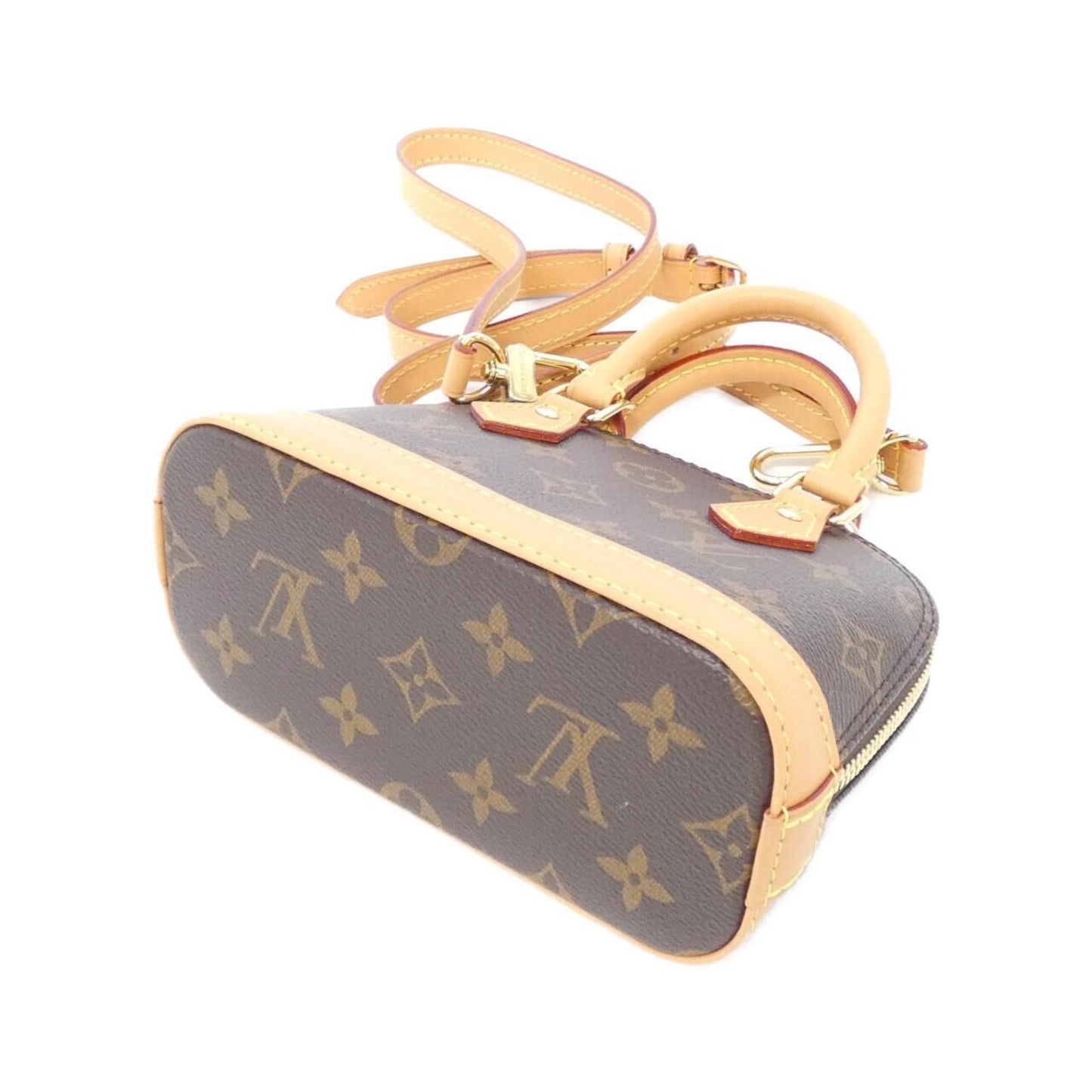 Louis Vuitton Coated Canvas Brown Handbags