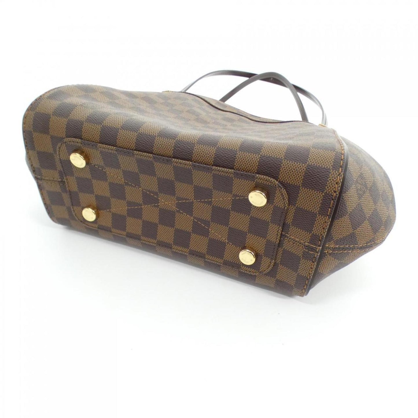 Louis Vuitton Coated Canvas Brown Handbags