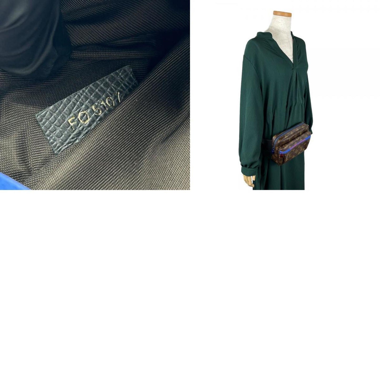Louis Vuitton Monogram Canvas Blue Crossbody Bags