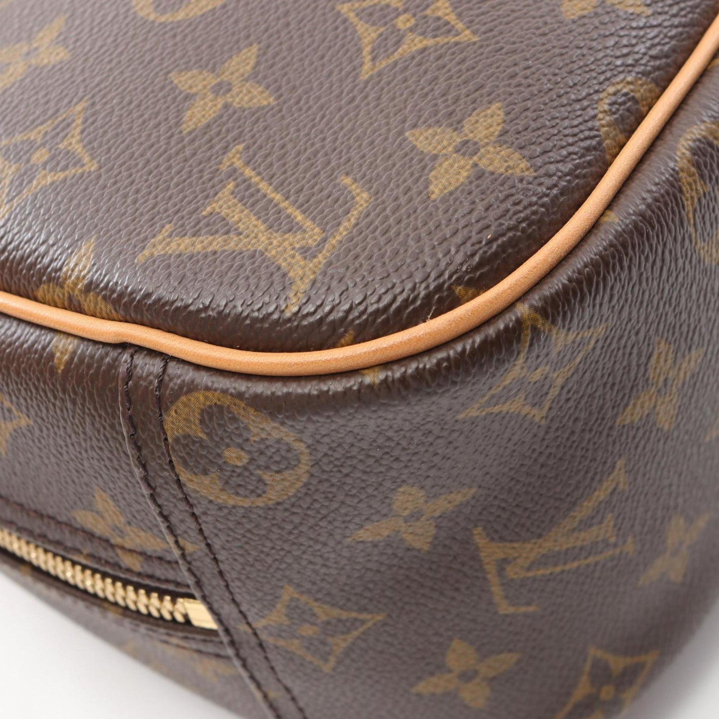 Louis Vuitton Coated Canvas Brown Handbags
