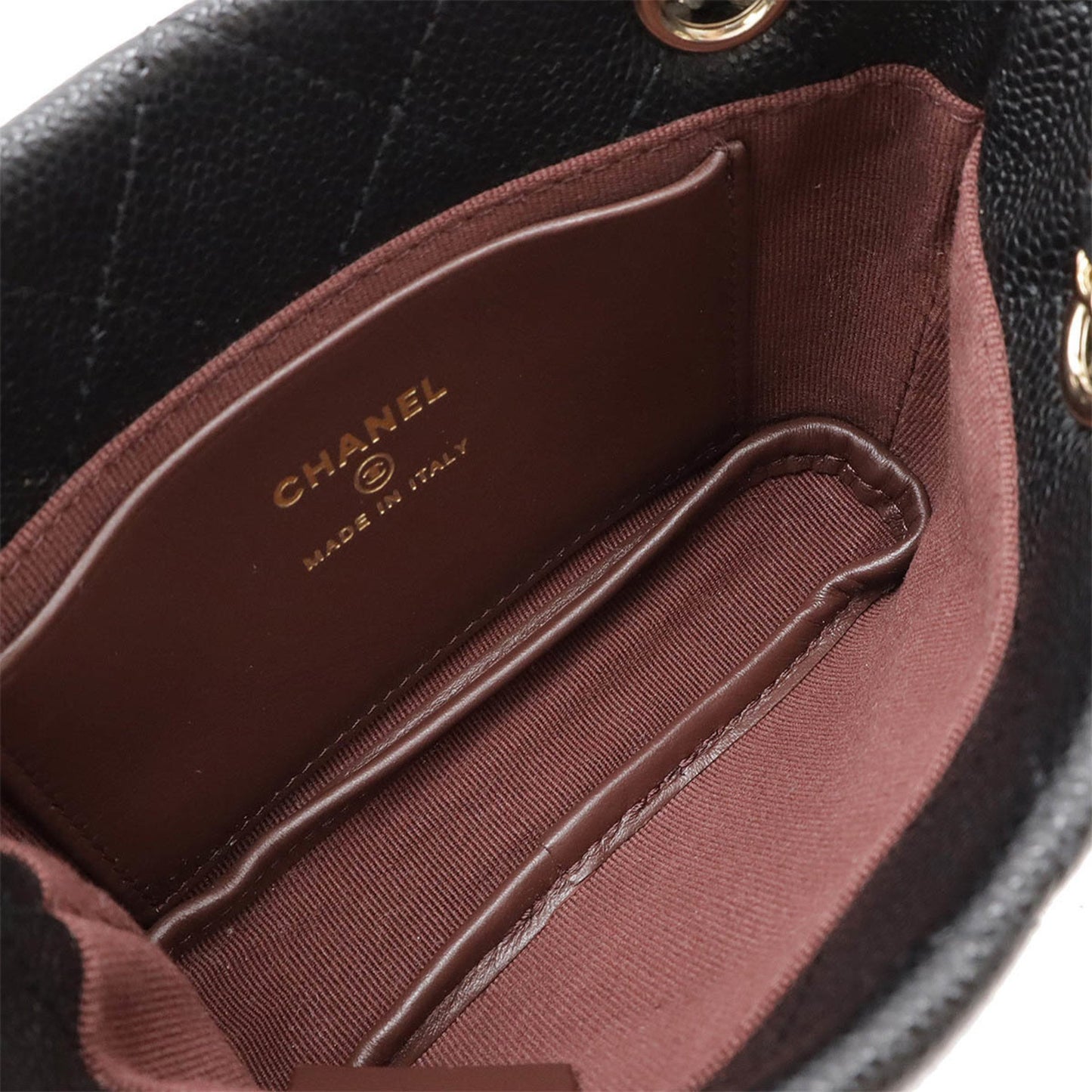 Chanel Calfskin Black Shoulder Bags