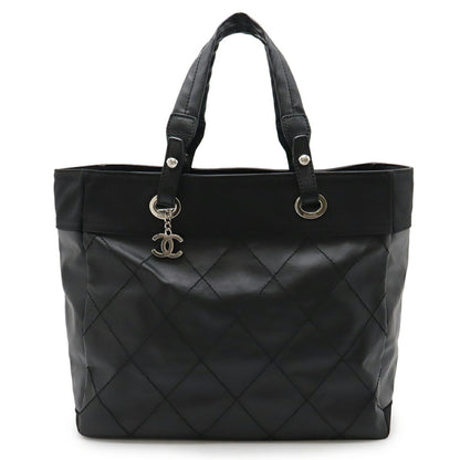 Chanel Coated Canvas Black Handbags