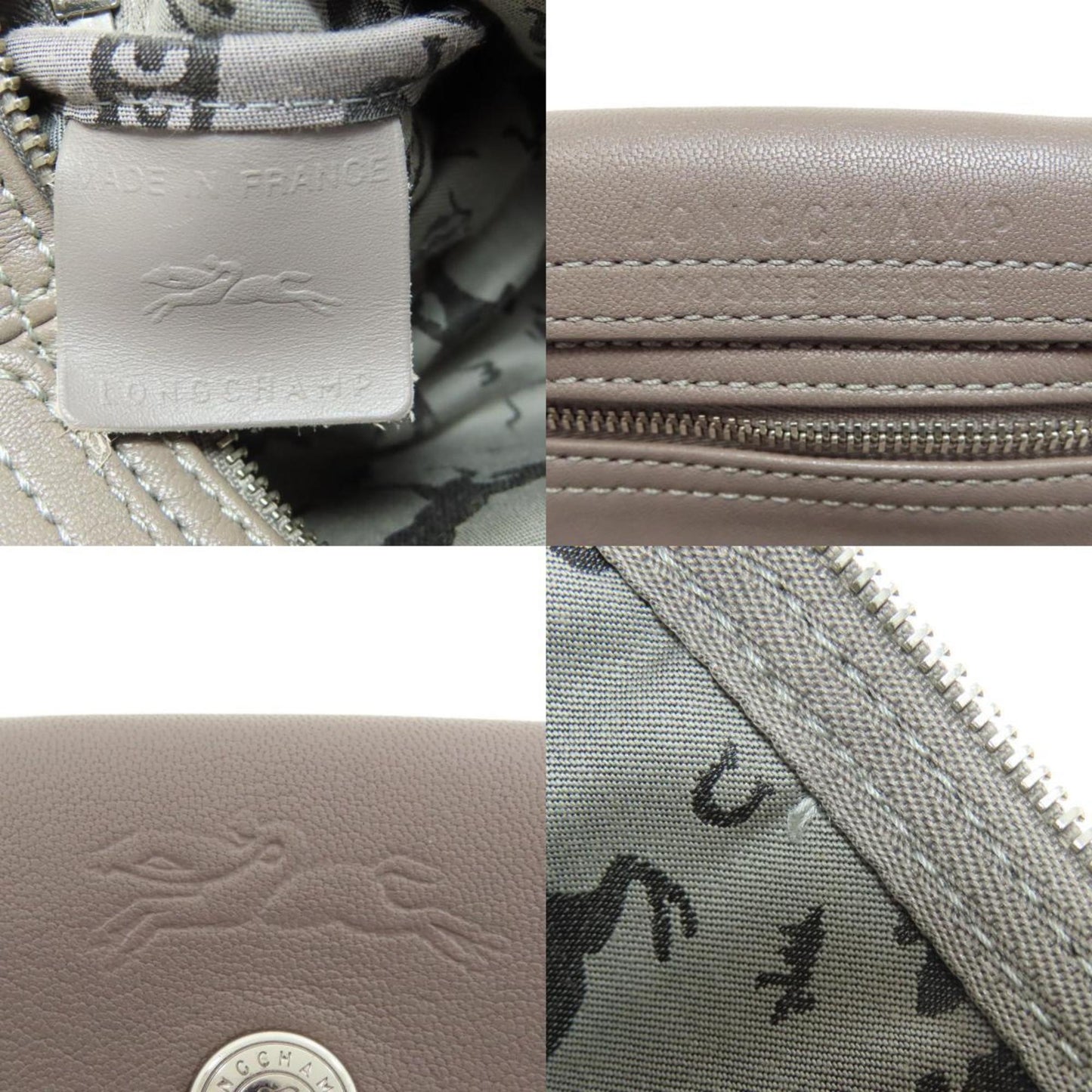 Longchamp Others Gray Shoulder Bags