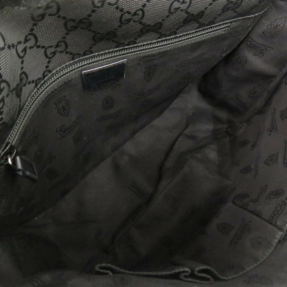 Gucci Coated Canvas Black Shoulder Bags