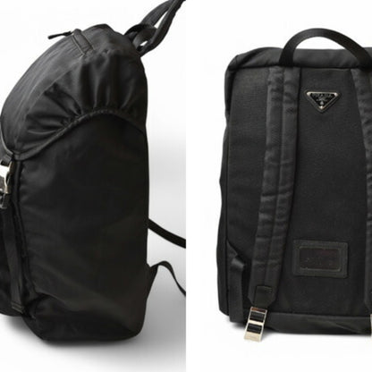 Prada Nylon Black Backpacks