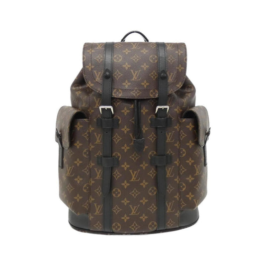 Louis Vuitton Coated Canvas Brown Backpacks