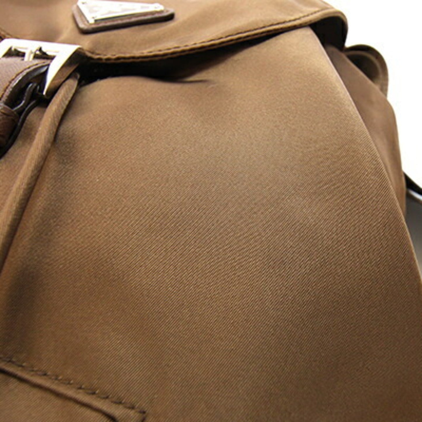 Prada Nylon Brown Backpacks