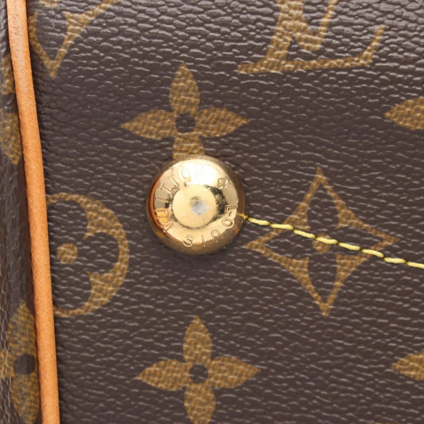 Louis Vuitton Coated Canvas Brown Handbags