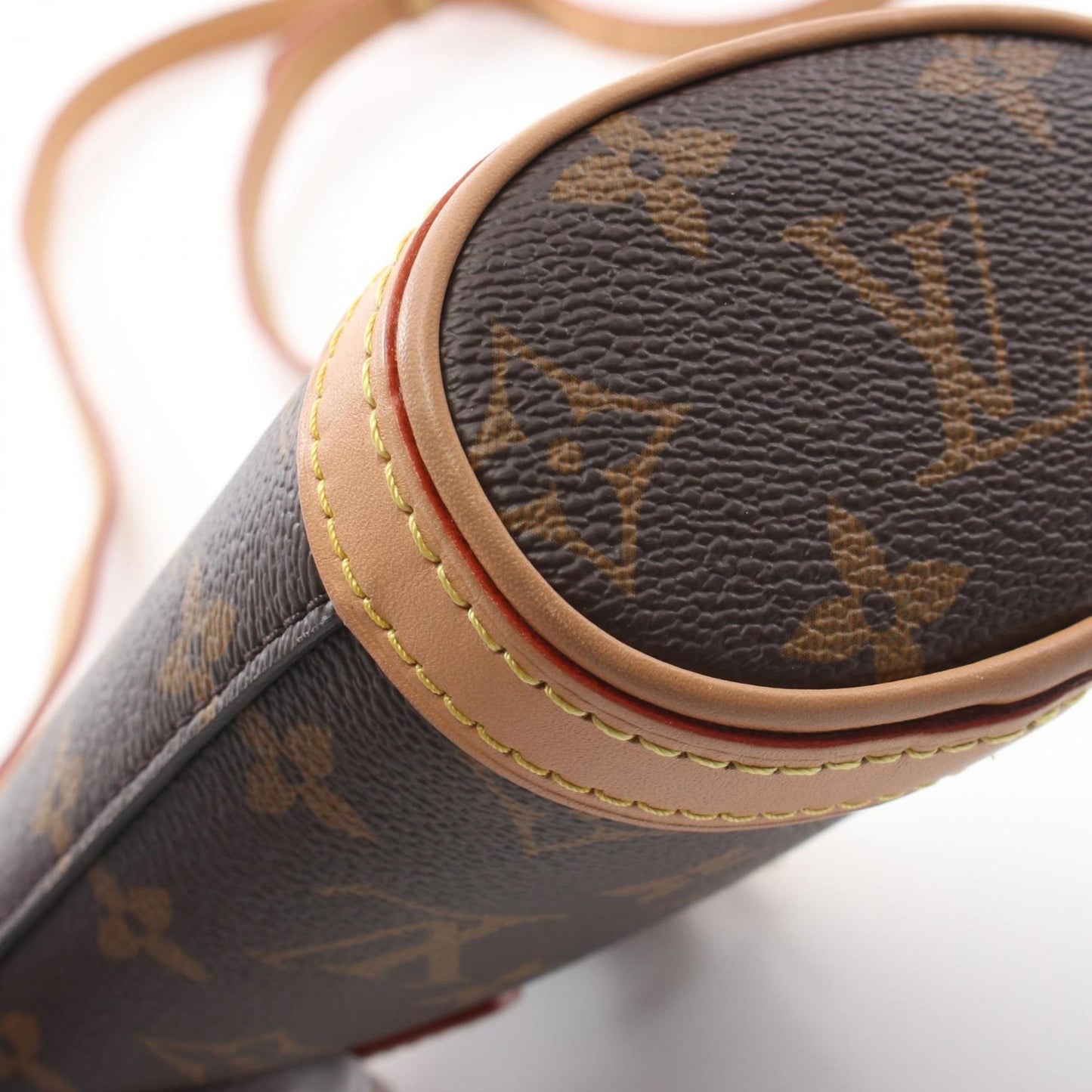 Louis Vuitton Coated Canvas Brown Shoulder Bags