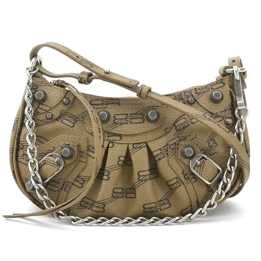 Balenciaga Pvc Brown Handbags