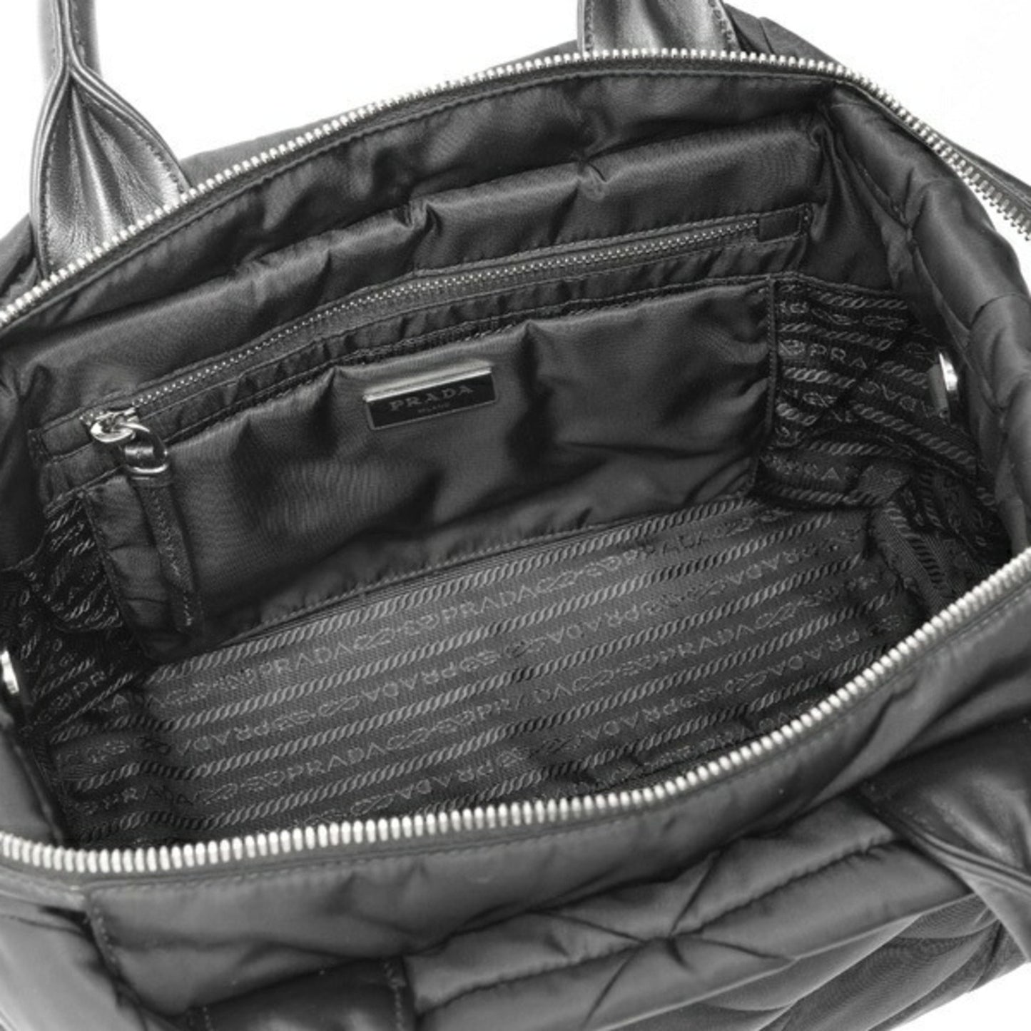 Prada Nylon Black Tote Bags
