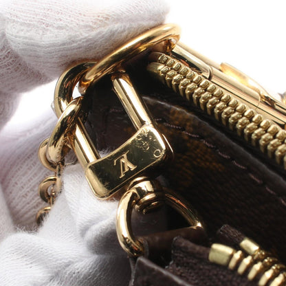 Louis Vuitton Coated Canvas Brown Shoulder Bags