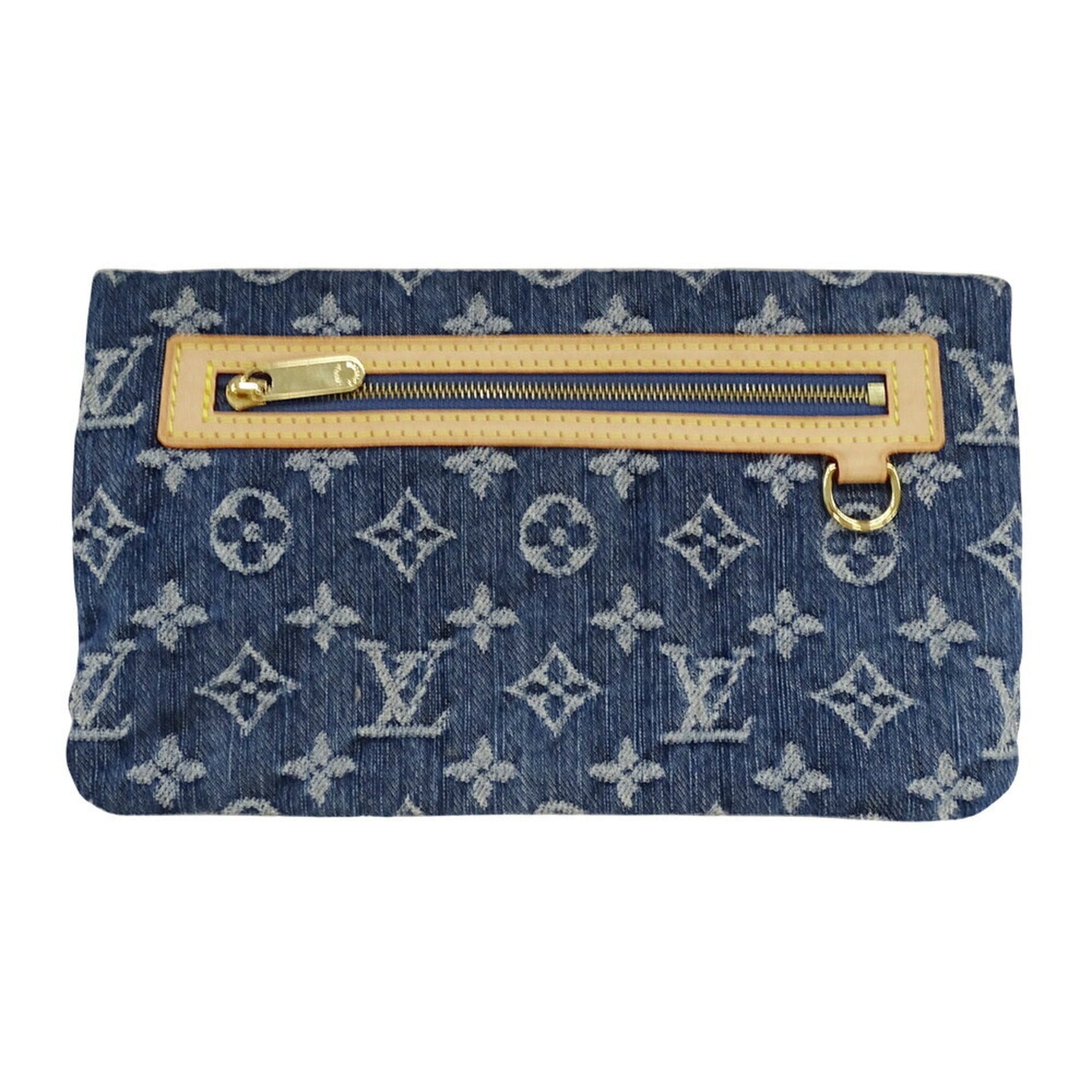 Louis Vuitton Monogram Canvas Blue Clutch Bags