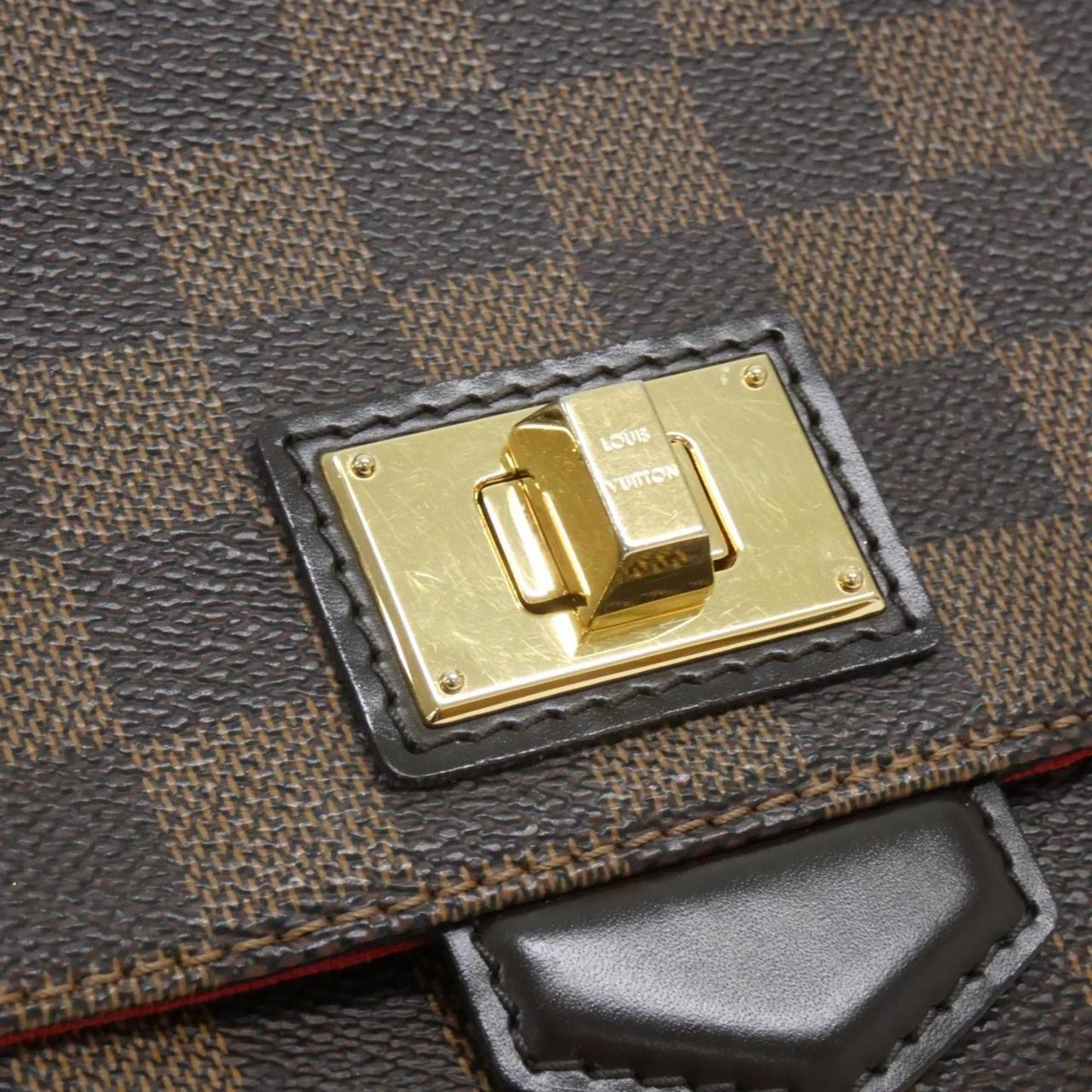 Louis Vuitton Coated Canvas Brown Shoulder Bags